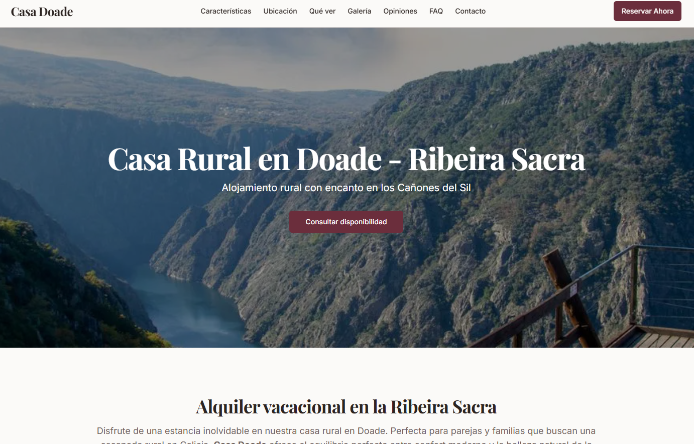 Casa Doade - Web NextJS